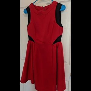 Red and black Prabul Gurung for Target dress